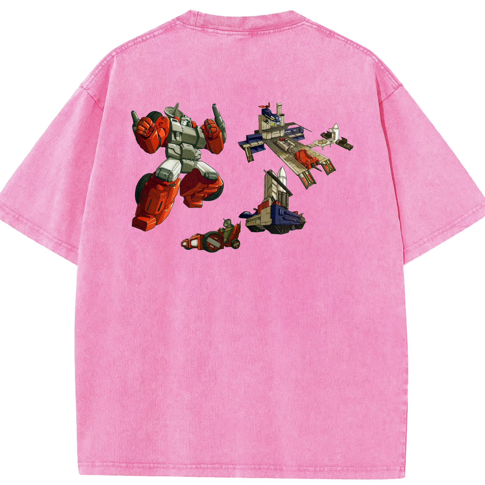 （画像用）  綿100% ヴィンテージ風 半袖Tシャツ（背面プリント）